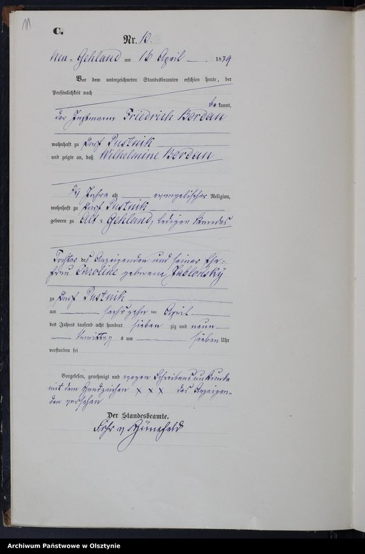 image.from.unit.number "Sterbe-Haupt-Register Nr 1 - 24"
