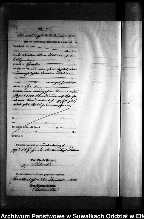 image.from.unit.number "Sterbe-Neben-Register des Preussischen Standes-Amtes Gr. Strengeln Kreis Angerburg"