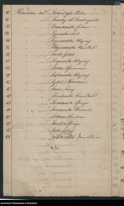 Obraz 7 z jednostki "A. betr. den Auskunft über Ausländer Lit. D"