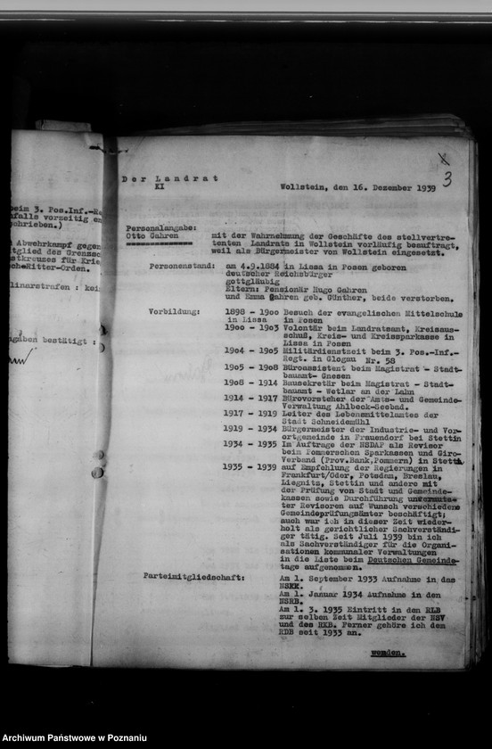 Obraz 7 z jednostki "Personalakten der Landräte und deren Vertreter"