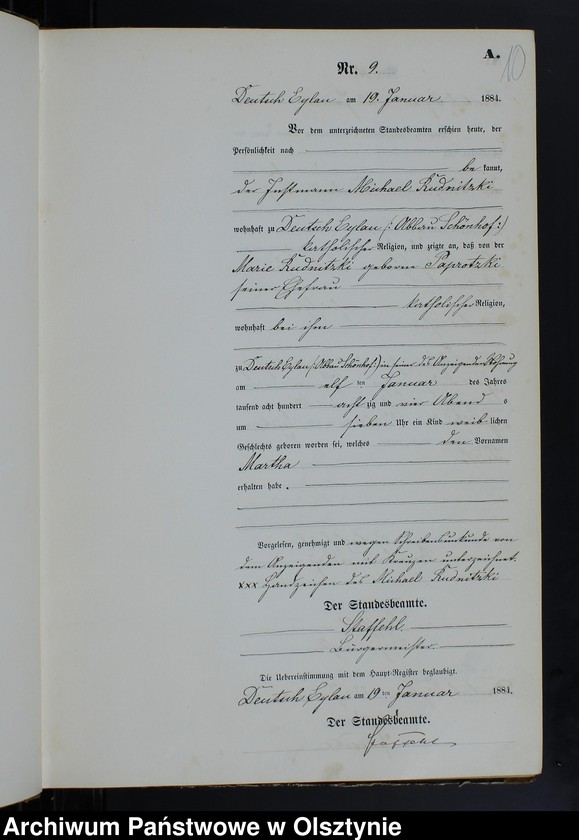 Obraz 12 z jednostki "Geburts-Neben-Register Nr 1 - 155"