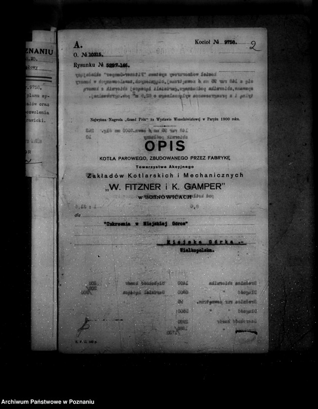 image.from.unit.number "Cukrownia w Miejskiej Górce nr woj. kotła 5836"