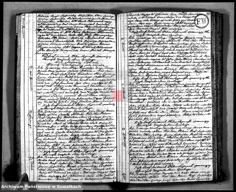 image.from.unit.number "Księga Aktów Cywilnych Zeyścia Gminy Leypuńskiej od 1 Stycznia 1813 Roku"