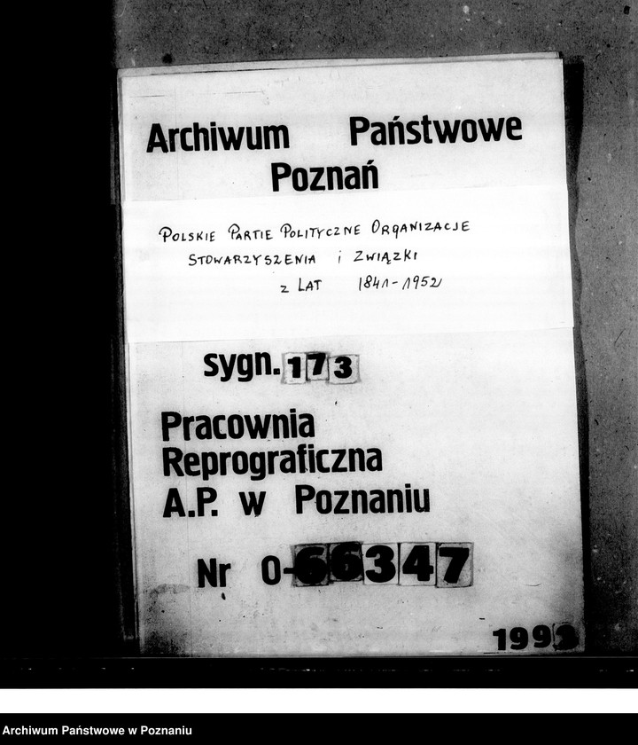 image.from.unit.number "Petycje posłów polskich do sejmu pruskiego między innymi w sprawie stosowania urzędowego nauczania w języku polskim na terenie Wielkiego Księstwa Poznańskiego. Program dla kółek rolniczo- włościańskich. Sprawozdania zarządu towarzystwa. Okólniki. Programy"