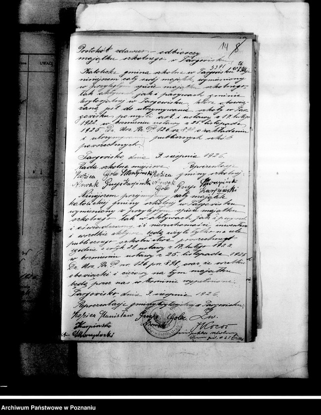 Obraz 17 z jednostki "Szkoła Powszechna- Targowiska, powiat Śmigiel"