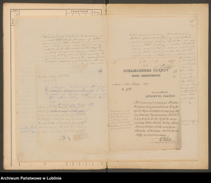 image.from.unit.number "Klucz Godziszewski. Egzakcjonarz pól i łąk w Okręgu Kraśnickim na rok 1887/88"