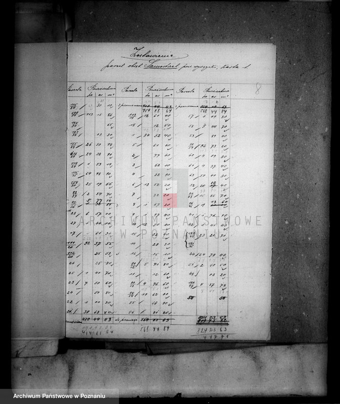 Obraz 12 z jednostki "Obliczenie majątku Samostrzel powiatu wyrzyskiego rejestr upraw i zasiewów"