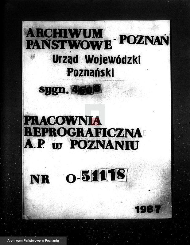 Obraz 1 z jednostki "Zatwierdzenie zakładu przemysłowego /odlewni metalu/ F. Przybylskiego w Lesznie"