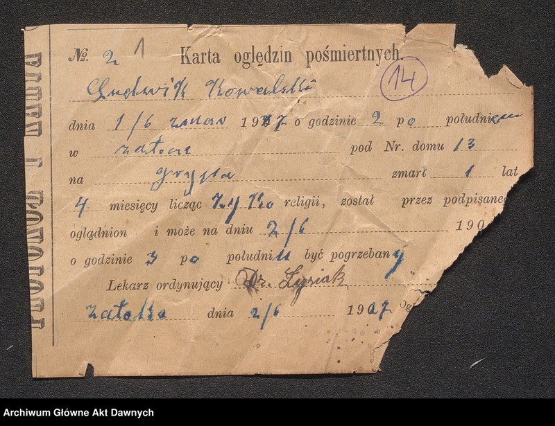 image.from.unit.number "Parafia: różne. Dekanat: różne. [Akta różnych urzędów parafialnych na terenie archidiecezji lwowskiej]."