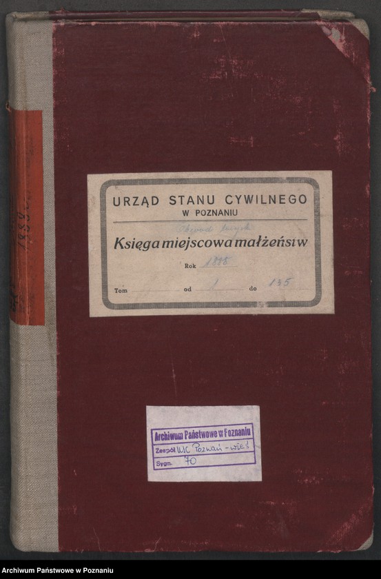 Obraz 2 z jednostki "Księga małżeństw"