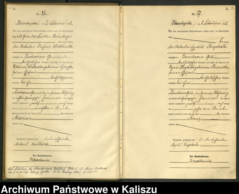 Obraz 17 z jednostki "[Księga urodzeń]"