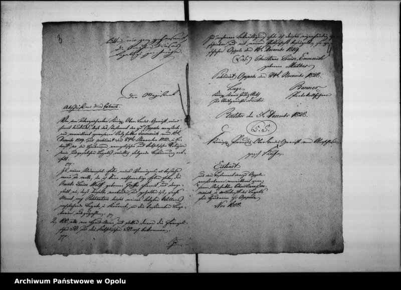 Obraz 7 z jednostki "Acta betreffend das von der verstorbenen verwitweten Salz Faktor Emmerich der hiesigen Haus Armen ausgesetzte Legat per 100 rtl. pro 1829"