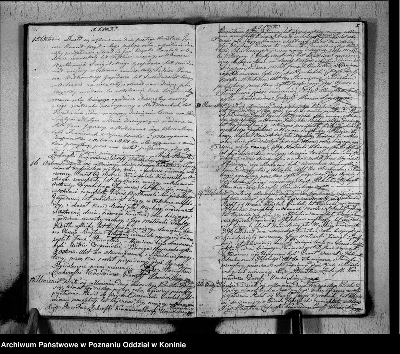 Obraz 8 z jednostki "Akta urodzonych, zaślubionych, zmarłych"