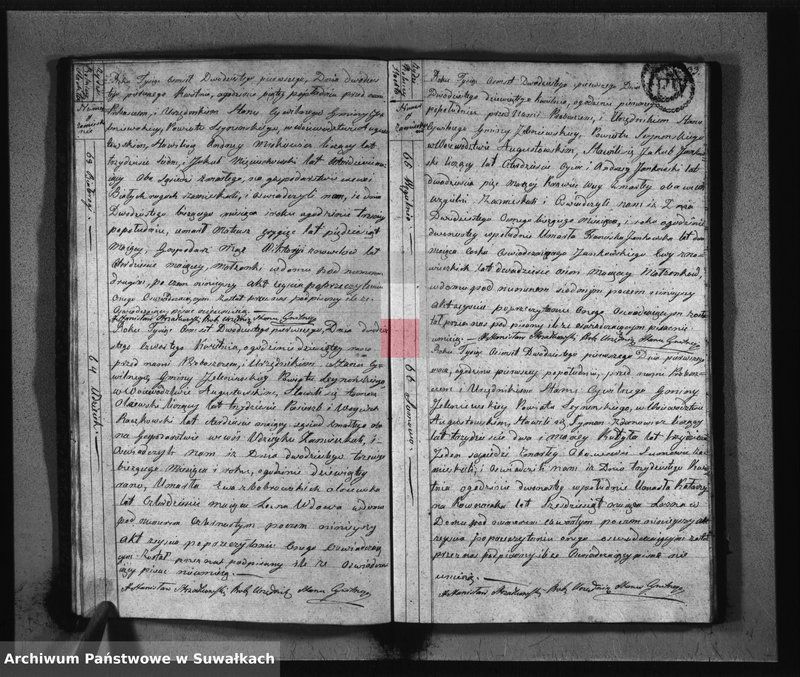 image.from.unit.number "Akta Urzędnika Stanu Cywilnego Umarłych w Gminie Jeleniewskiey od Dnia 1 Stycznia 1821 do dnia ostatniego Grudnia tegoż roku."