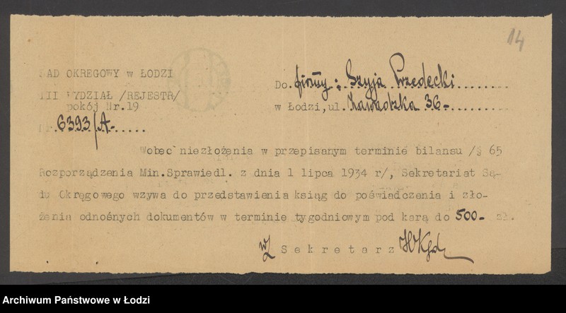 Obraz 16 z jednostki "Szyja Przedecki- pończoszarnia"