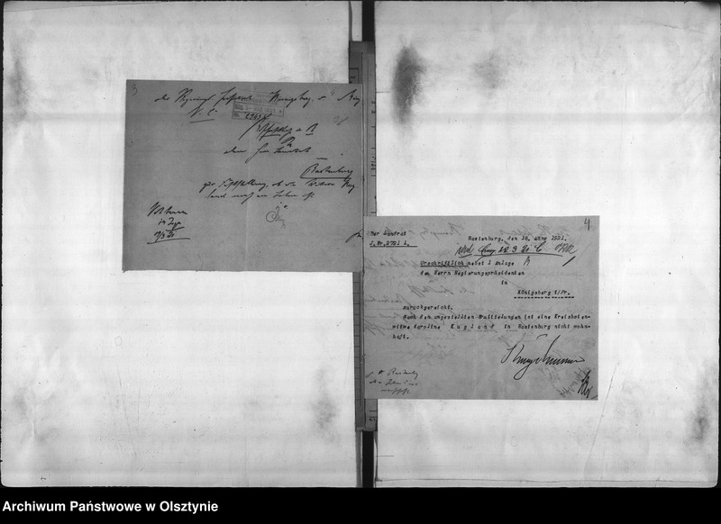 image.from.unit.number "Personal-Akten den Kreisboten Kugland [Karoline z domu Benkmann] in Gerdauen"
