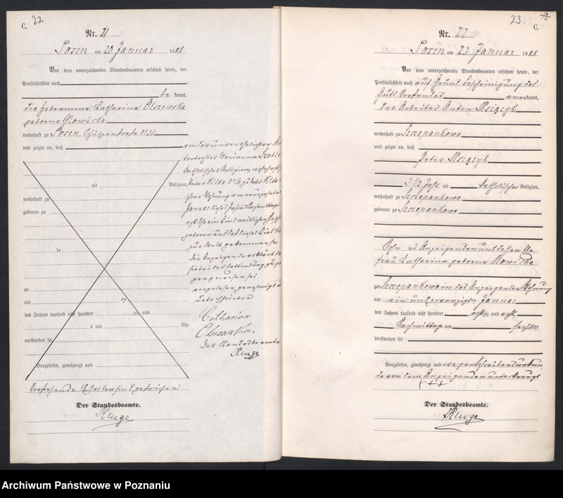 Obraz 14 z jednostki "Księga zgonów"