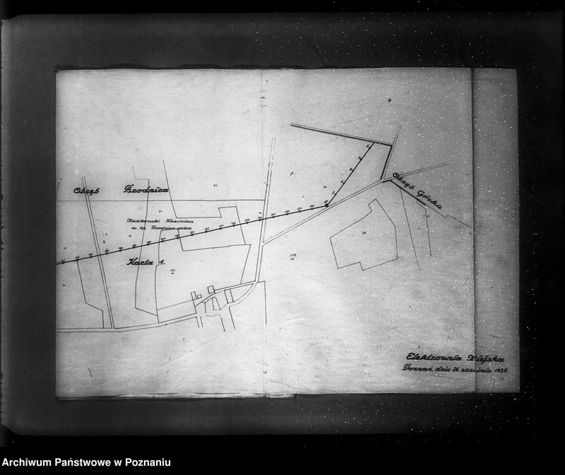 Obraz 13 z jednostki "Podanie o zatwierdzenie planu linii elektrycznej o wysokim napięciu z Mosiny do Śremu Elektrownia Miejska w Poznaniu"
