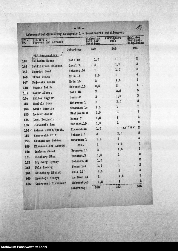 Obraz 15 z jednostki "[Korespondencja PSŻ z wydziałami i resortami w sprawie przydziałów żywnościowych dla ich pracowników]"