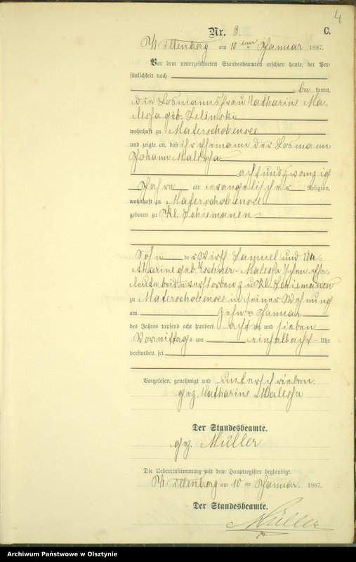 image.from.unit.number "Sterbe-Neben-Register Nr 1 - 168"