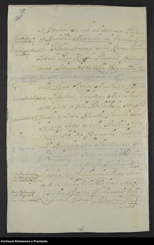 image.from.collection.number "Dokumenty pergaminowe wsi Siedliska koło Zamościa 1457-1662111"