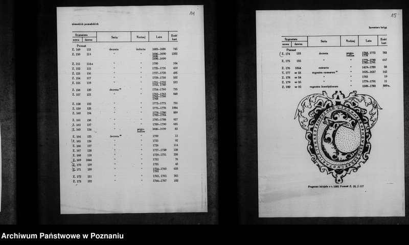 Obraz 9 z jednostki "Dwa listy do Marcina Kościelskiego, regenta (kierownika) kancelarii ziemskiej w Poznaniu, w sprawach kwerendowych."