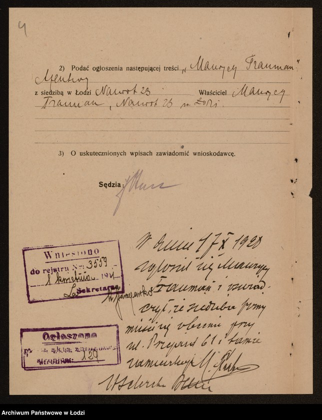 Obraz 6 z jednostki "Maurycy Trauman - ajentura"