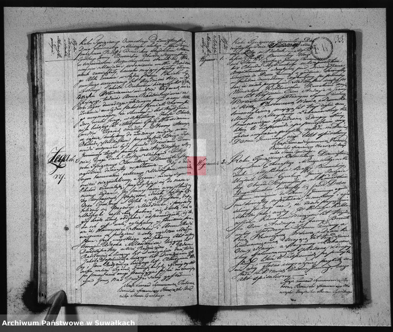 image.from.unit.number "Akta Zaślubionych od 1-o Mca Stycznia 1819. Gminy Berznickiey"