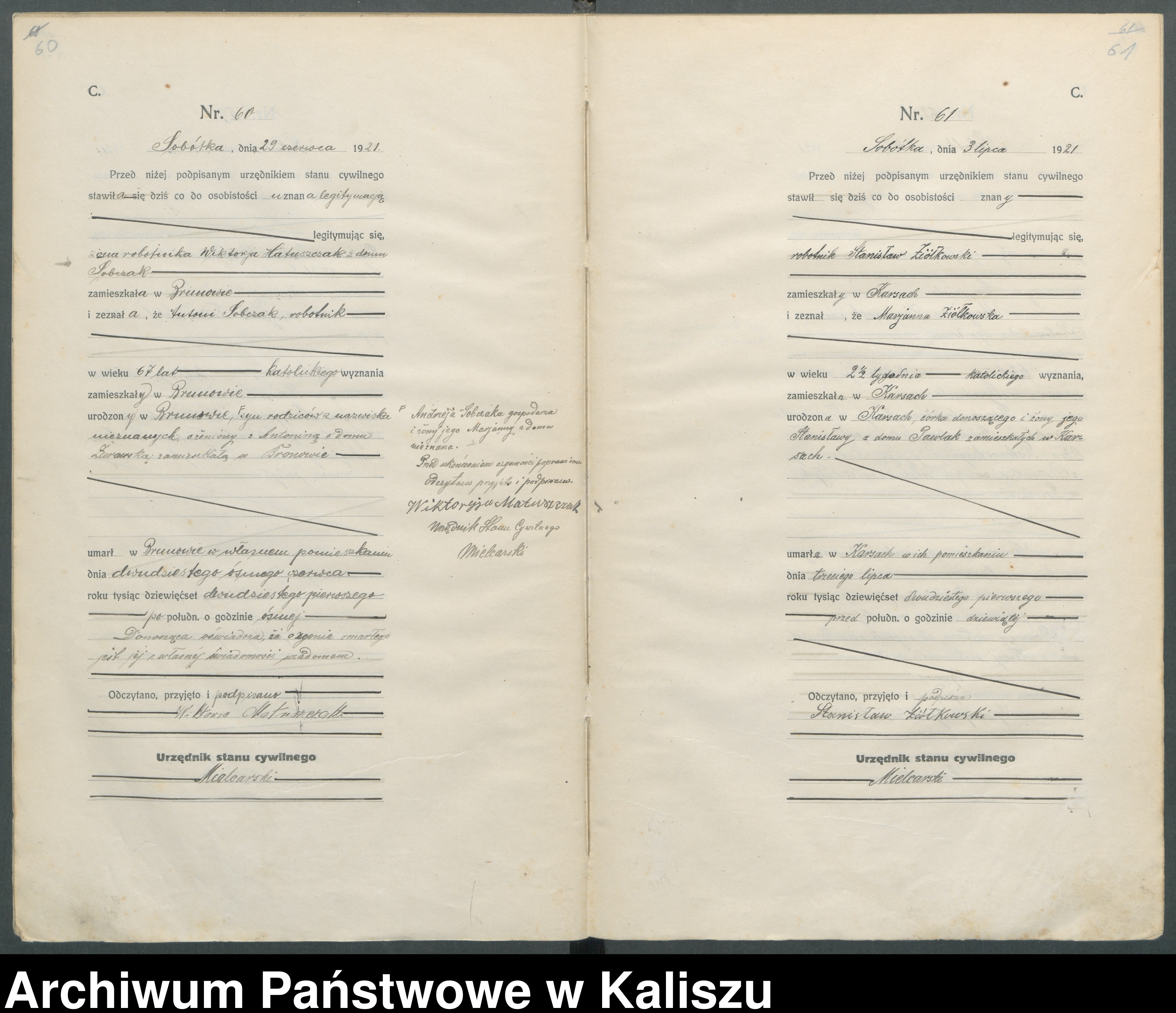 Skan z jednostki: [Księga zgonów]