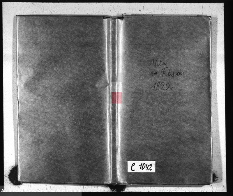 image.from.unit.number "Akta Zaślubienia Gminy Filipowskiey od Dnia 1 Stycznia do d. 31 Grudnia 1820 r."