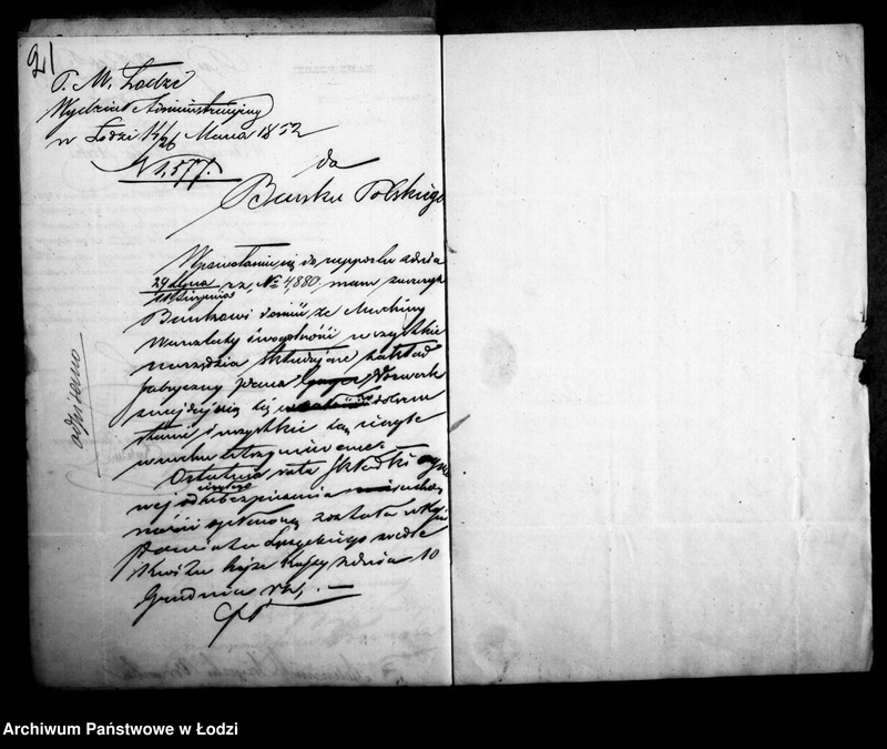 Obraz 17 z jednostki "Akta tyczące się pożyczki budowlanej Pana Henryka Vorwerka"