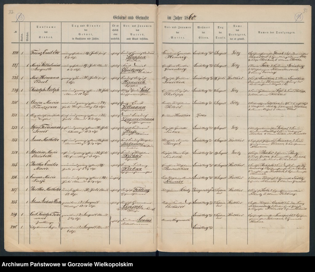 image.from.unit.number "Duplikate der Hauptkirche zu Landsberg an der Warthe (zawiera też księgę zgonów Konkordien Kirche z 1860 r.)"