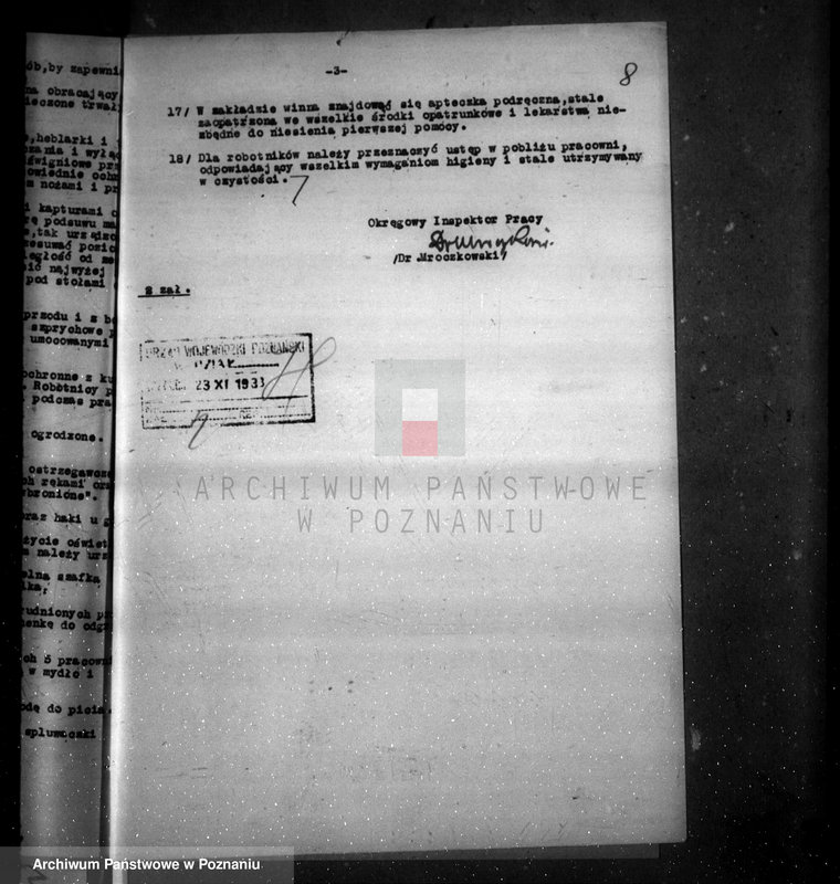 image.from.unit.number "Zatwierdzenie zakładu przemysłowego /tartaku i obróbki drzewa/ Własność L. Żeromskiego w Poznaniu"