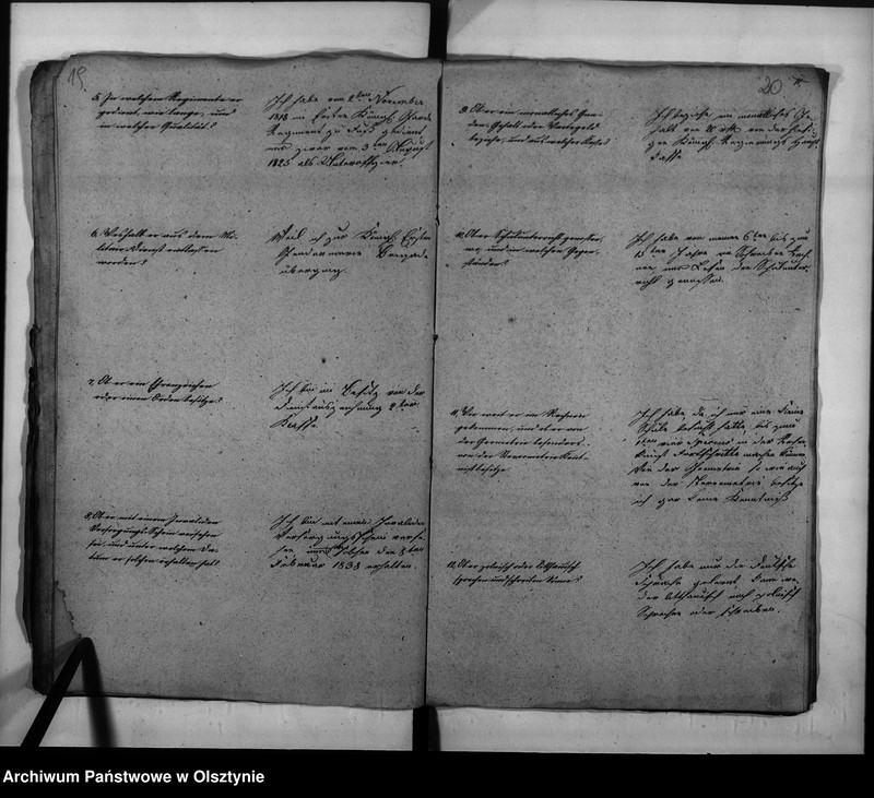 image.from.unit.number "Anstellung des Gensdarm Hoffmann [Johann Friedrich] als Regierungs-Haupt Kassesdiener"