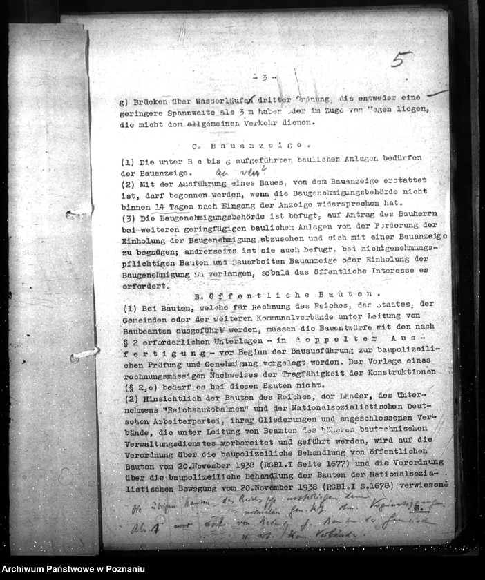 Obraz 9 z jednostki "Zarządzenie w sprawach budowlanych na wsi na terenie okręgu gdańskiego"