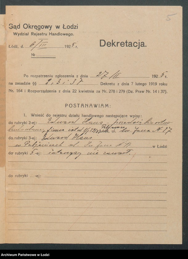 image.from.unit.number "Edward Hans- przedsiębiorstwo budowlane"