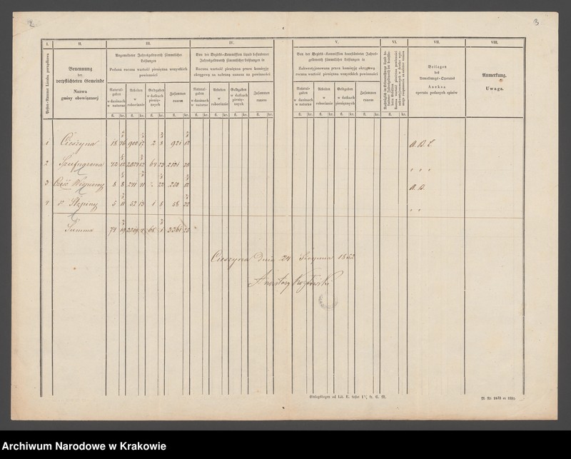image.from.unit.number "Dominium Cieszyna (generalia, Cieszyna, Stępina - część, Szufnarowa, Posiadacze gruntów dworskich w Cieszynie i Szufnarowej, Wiśniowa-część) - Kozłowski Anastazy"