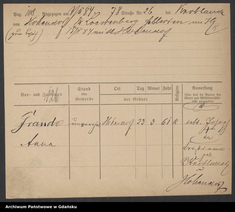 image.from.unit.number "Karty meldunkowe: Granass - Grau"