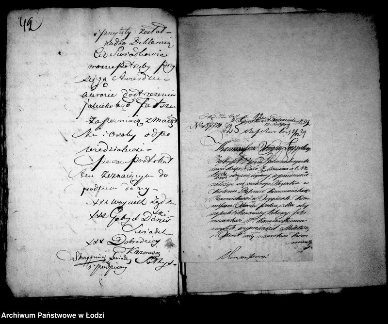 Obraz 19 z jednostki "Akta tyczące się domów propinacyjnych po wsiach w obrębie I-ej mili od miasta będących, które aby bez konsensów zakładane i przenoszone nie były"