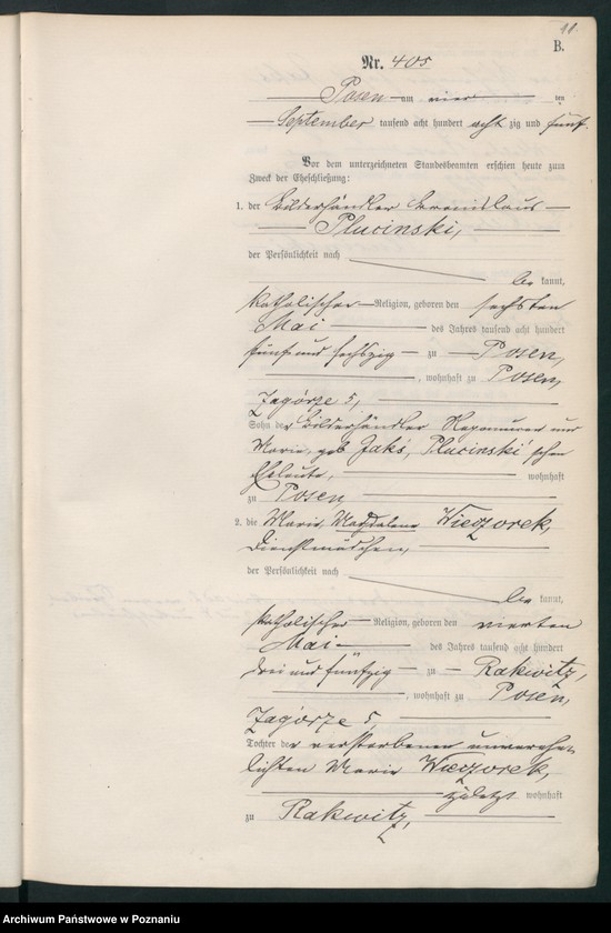 Obraz 14 z jednostki "Księga małżeństw t. III"