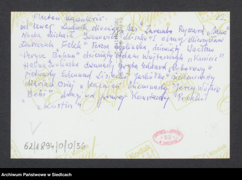 Obraz 12 z jednostki "Album. Zdjęcia żołnierzy z Oddziału Partyzanckiego „Zenona” 9 Podlaskiej Dywizji Armii Krajowej opracowane ze zbioru Środowiska Żołnierzy O/P „Zenona” 34 pp i zbioru p. Barbary Wyczółkowskiej - Łotockiej"