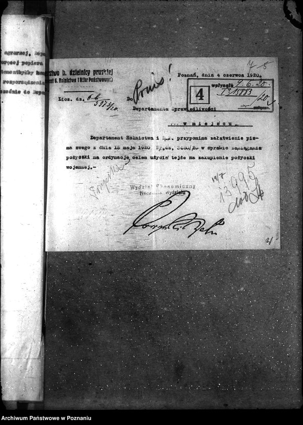 Obraz 11 z jednostki "Sprawy gospodarcze - ogólne Pożyczka Państwowa"