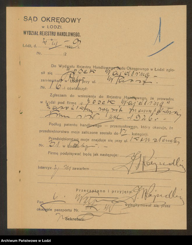 Obraz 3 z jednostki "Josek Wajdling- wyrób manufaktury"