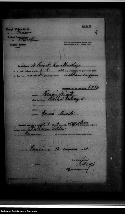 Obraz 5 z jednostki "Wulkanizacja opon i dętek we Wrześni własność I. Bujakiewicz  nr woj. 6456"