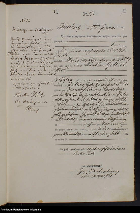 image.from.unit.number "Sterbe-Haupt-Register Nr 1 - 174"