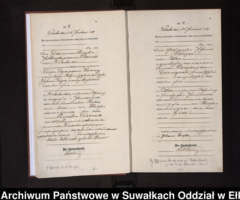 image.from.unit.number "Geburts-Haupt-Register des Königlichen Preussischen Standes-Amtes Nikolaiken Kreis Sensburg"