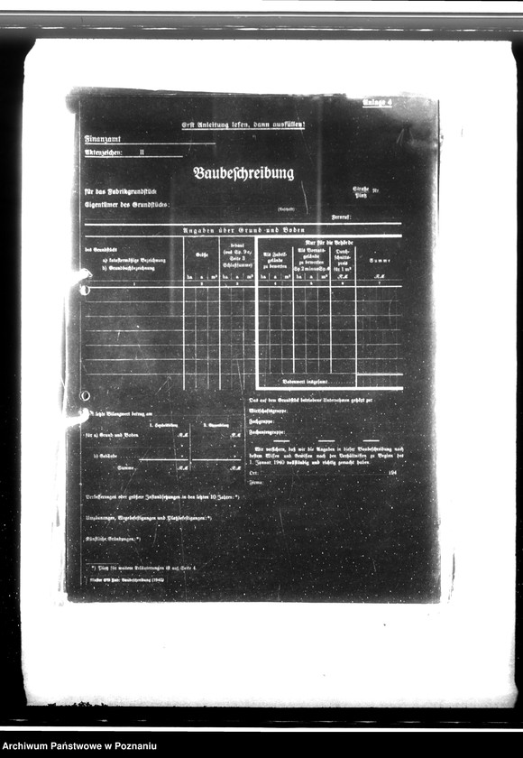 Obraz 19 z jednostki "Bewerkung bebauter Grundstücke in den eingegliederten Ostgebieten"