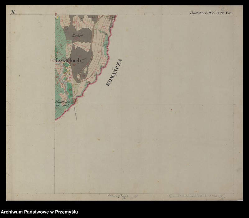 image.from.unit.number "Dorf Czystohorb in Galizien Sanoker Kreis"