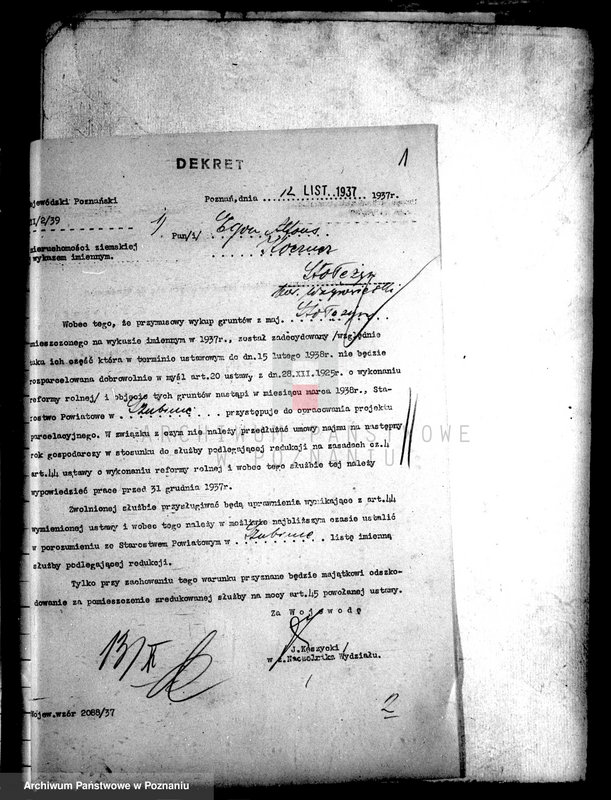 Obraz 5 z jednostki "Majątek Stołężyn powiatu wągrowieckiego parcelacja"