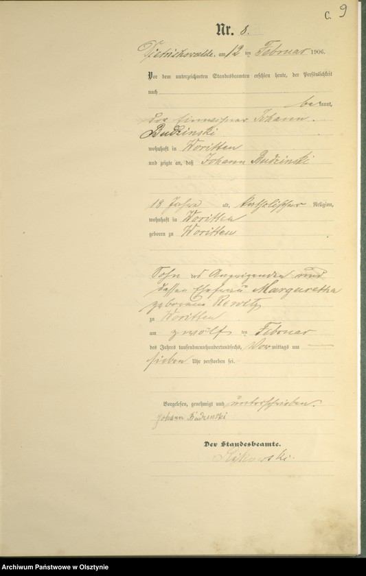 image.from.unit.number "Sterbe-Haupt-Register Nr 1 - 41"